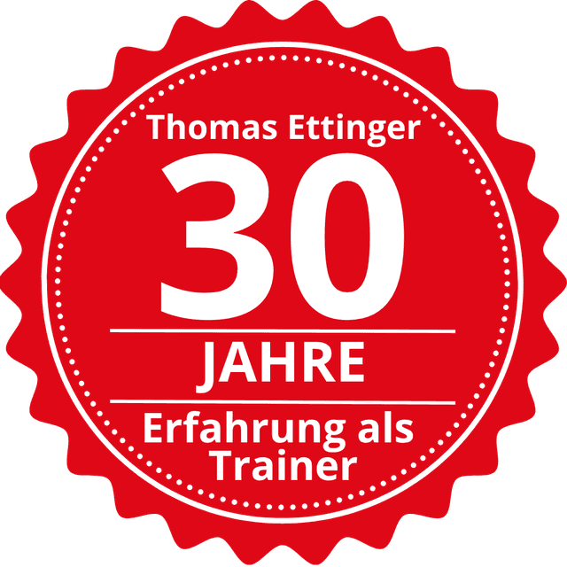 30 Jahre Erfahrung als Trainer
